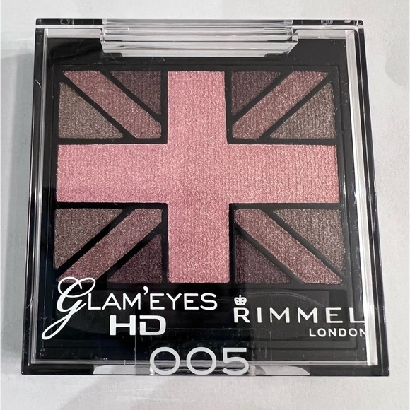 Rimmel London Glam Eyes HD Quad Eye Shadow - English Rose - Picture 1 of 3